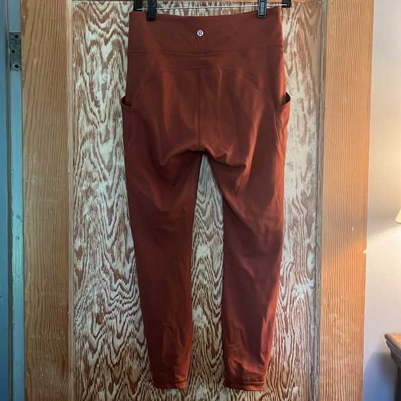 Lululemon Invigorate High-Rise Tight 25", Dark Terracotta - 8 - Picture 4 of 8
